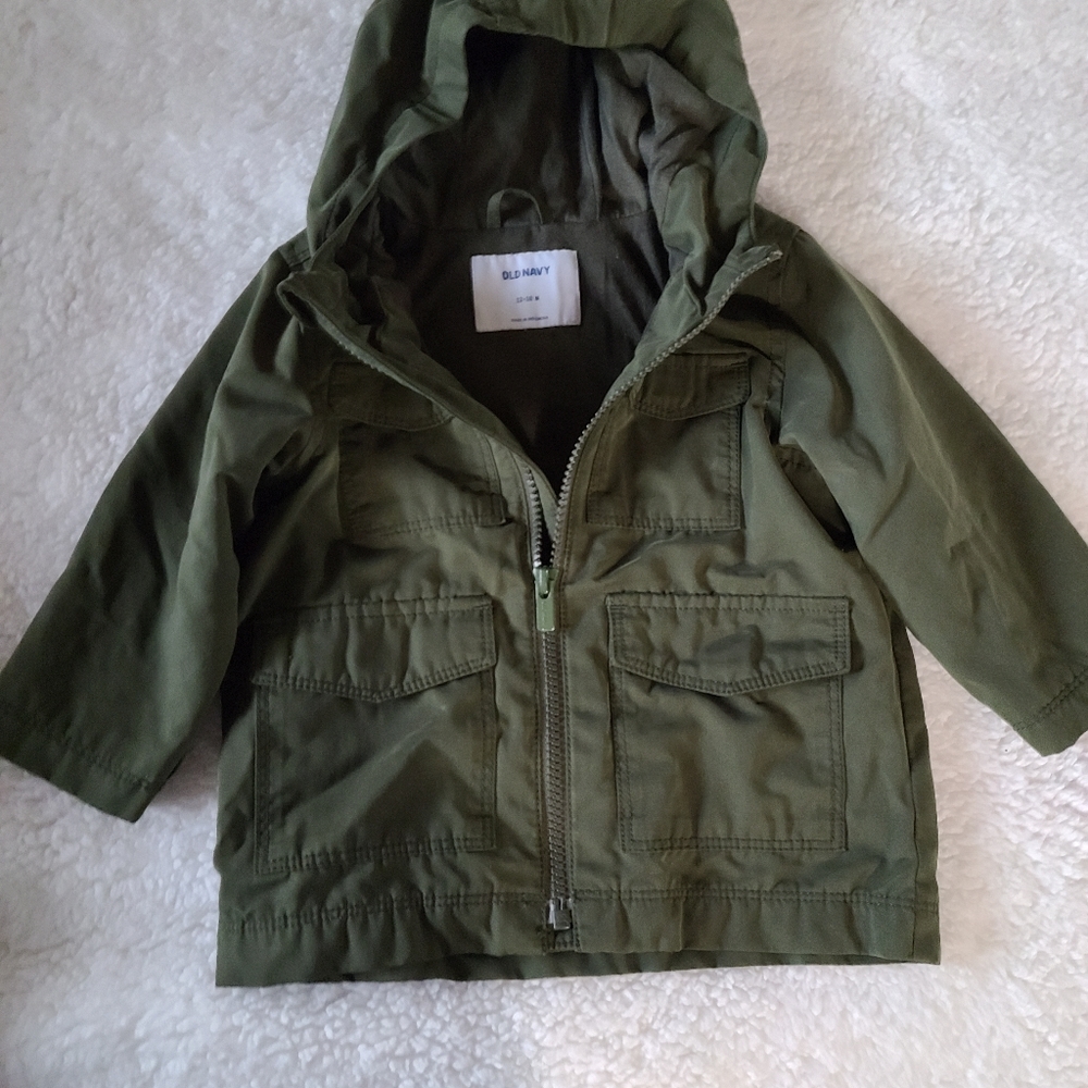 Hooded Utility Jacket for Toddler Boys